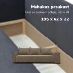 DVIVIETĖ IŠSKLEIDŽIAMA SOFA SU STALIUKU IR KĖDĖMIS - Vaizdas 13