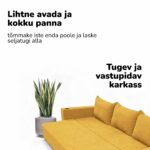 KLASIKINĖ SOFA-LOVA SU SKALBIMO SKYRIAUS LINIJA - Vaizdas 6
