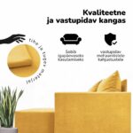 KAMPINĖ SOFA LOVA SU STALU IR STALTIESE ST COMBO - Vaizdas 8