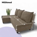 KONVERTUOJAMA SOFA LOVA KONVERTUOJAMA ŠVIESA - Vaizdas 9