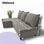 KONVERTUOJAMA SOFA LOVA KONVERTUOJAMA ŠVIESA - Vaizdas 3