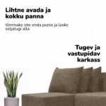 KONVERTUOJAMA SOFA LOVA KONVERTUOJAMA ŠVIESA - Vaizdas 12