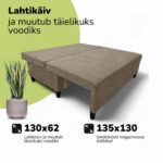 DVIGULĖ IŠSKLEIDŽIAMA SOFA X MINI - Vaizdas 10