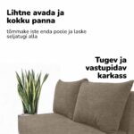 DVIGULĖ IŠSKLEIDŽIAMA SOFA X MINI - Vaizdas 12