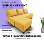KAMPINĖ SOFA LOVA X ST LIGHT