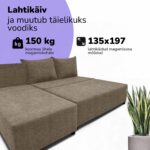 KAMPINĖ SOFA LOVA X ST LIGHT - Vaizdas 10