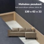 KAMPINĖ SOFA-LOVA SU KEIČIAMA LOVA IR SAUGYKLA X IN STURIS - Vaizdas 11