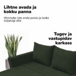 KAMPINĖ SOFA-LOVA SU KEIČIAMA LOVA IR SAUGYKLA X IN STURIS - Vaizdas 6