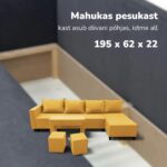 KAMPINĖ SOFA LOVA SU STALIUKU IR STALTIESE X ST COMBO - Vaizdas 6