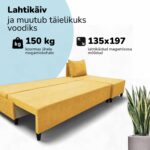 DIDELĖ KAMPINĖ SOFA BE PORANKIŲ XL ST LIGHT - Vaizdas 4