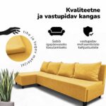 DIDELĖ KAMPINĖ SOFA BE PORANKIŲ XL ST LIGHT - Vaizdas 7